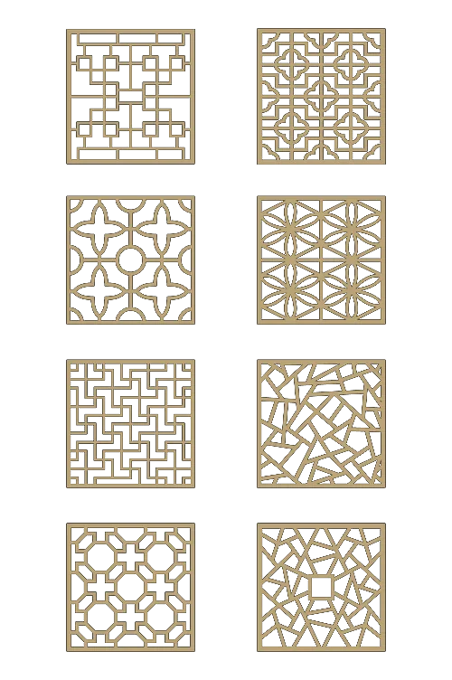 Ornamen bulat klasik 3