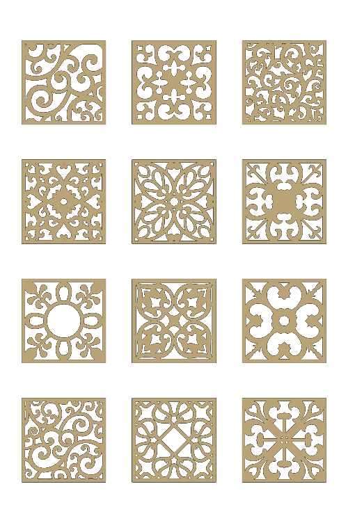 Pattern geometri persegi 2